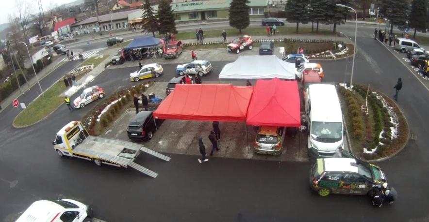 Ujęcia dronem z WOŚP w Węgierskiej Górce