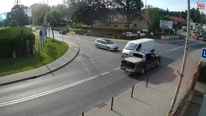 Kamera WG - skrzyżowanie ul. Zielonej z ul. Kościuszki